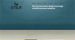 Desktop Screenshot of etsur.com